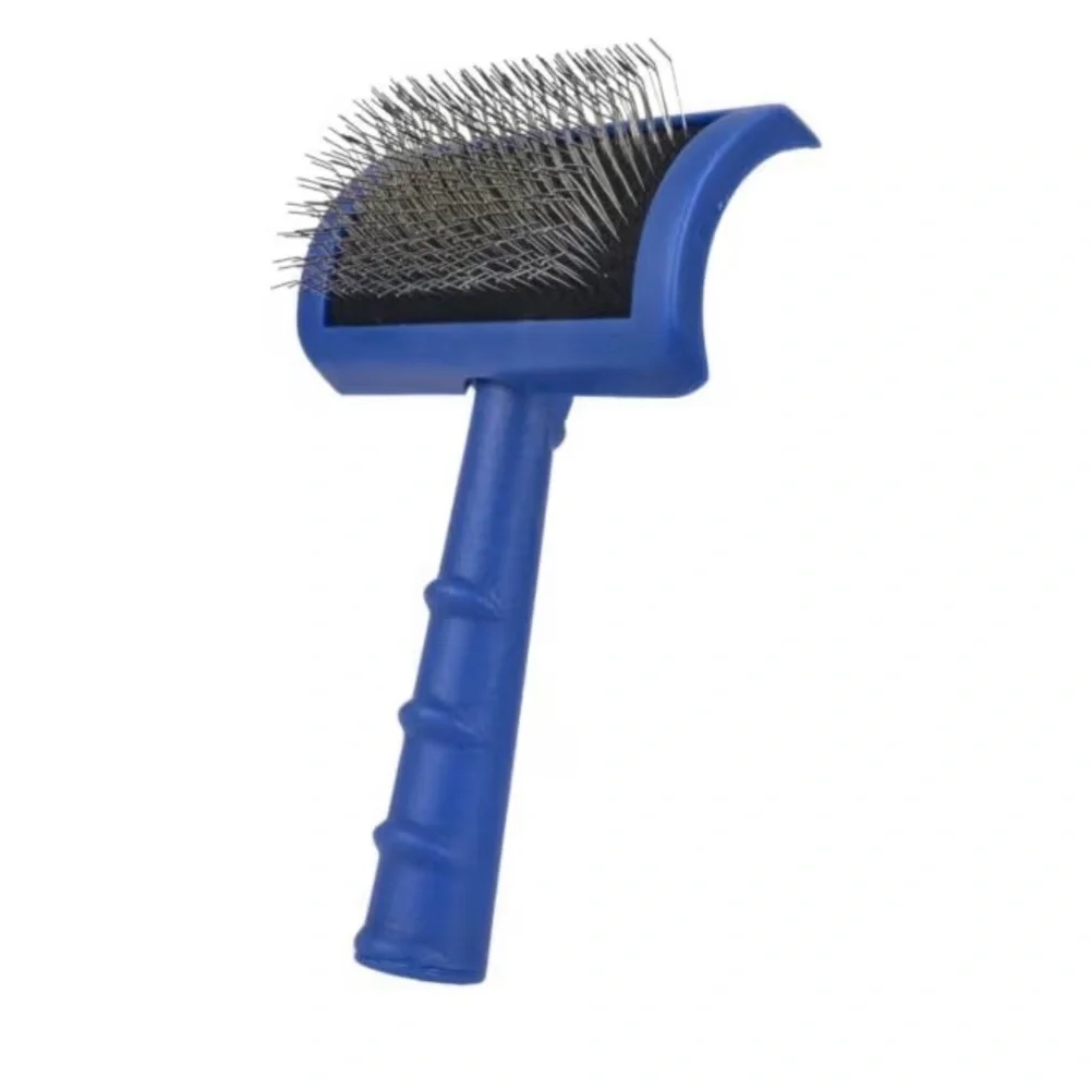 NEW Show Tech Tuffer Tangles Slicker Brush Dog Grooming Angled Pins Dematting